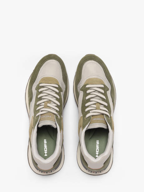 Sneakers City Uit Leder Hoff Groen men 12602403 ander zicht 4